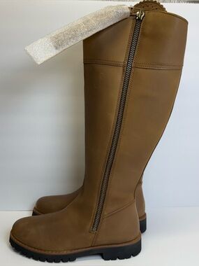 Fairfax and Favor Explorer Oak Brown Leather Boots 39 SF / US 8.5 Vibram Sole